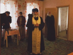 Открытие Богадельни (проживание пожилых людей) епископом Ржевским и Торопецким Адрианом